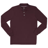 Long Sleeve Pique Polo Sz XS-XXL (5 Colors)