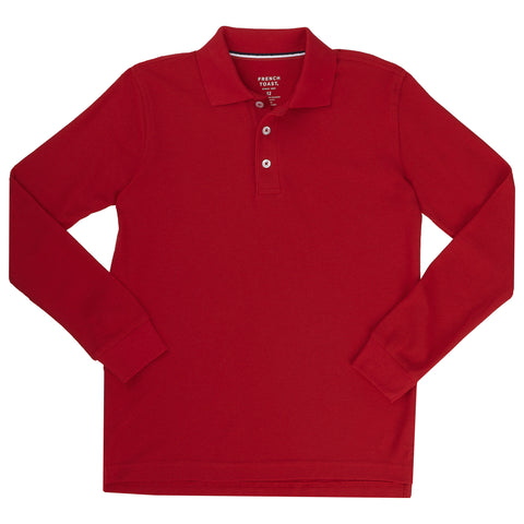 Long Sleeve Pique Polo Sz XS-XXL (5 Colors)